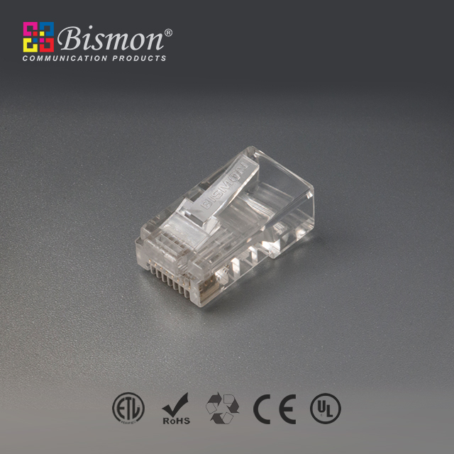 Cat-5e-Unshielded-8P8C-50u-plug-RJ45-ตัวผู้